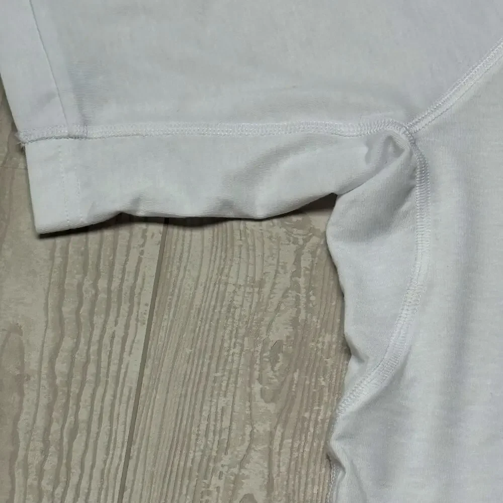 Gymshark Men’s White Performance Training T-Shirt Size XL Athletic Activewear